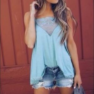 LOVIN life lace tank